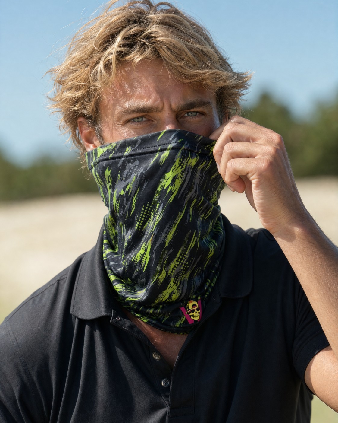Skull Volt Neck Gaiter — 