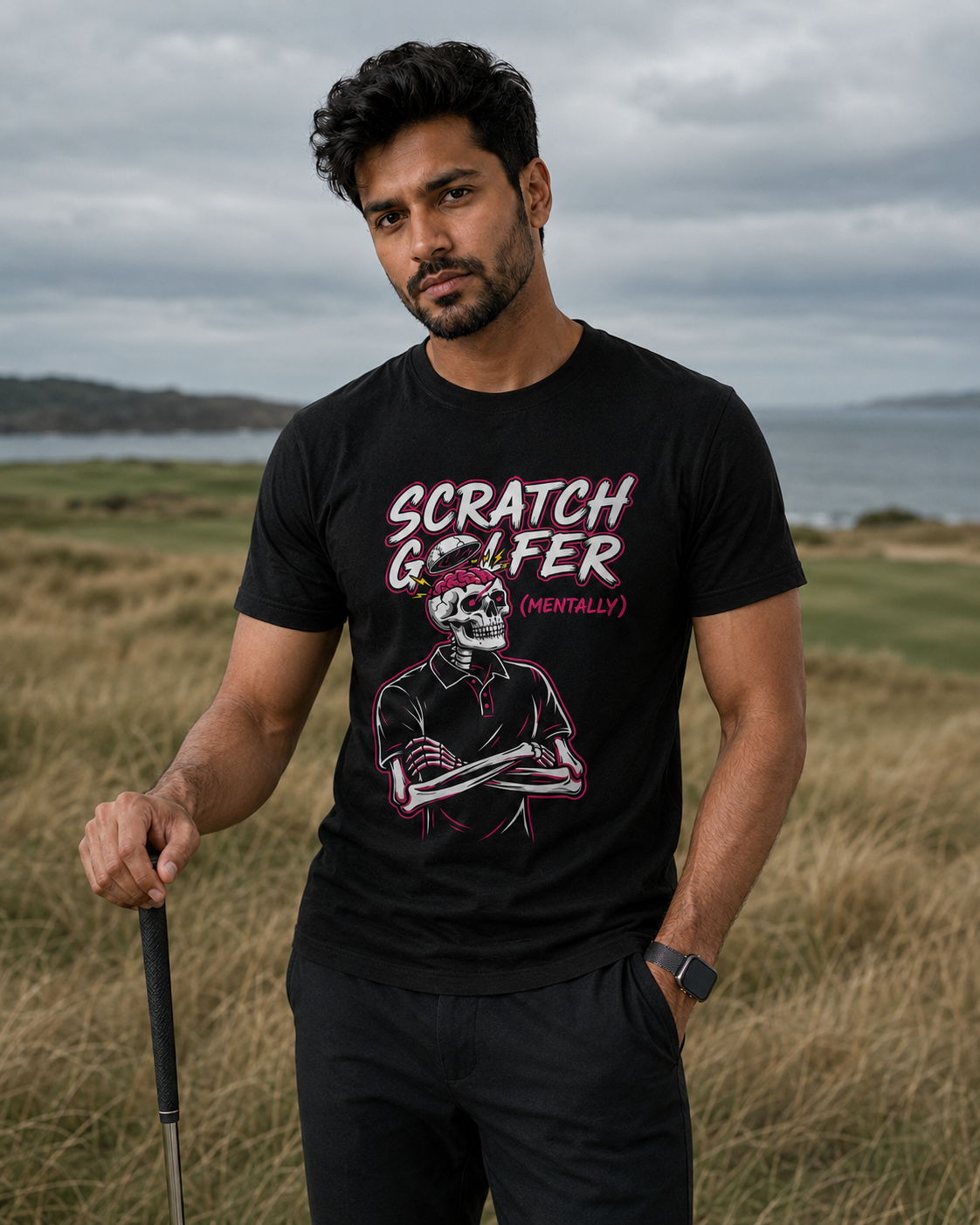 Scratch golfer Tee view 2