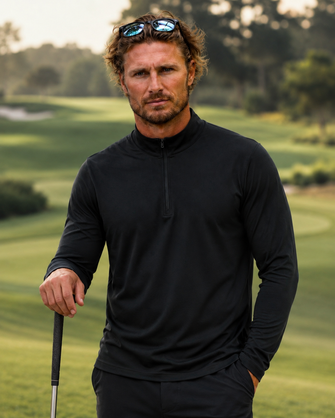 1/4 Zip - Blackout view 2