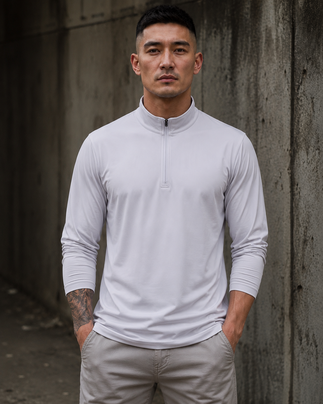 1/4 Zip - Frost view 3