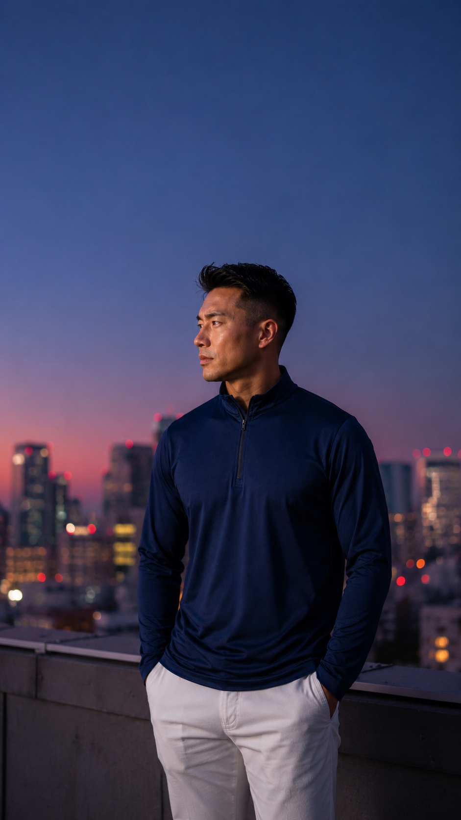Wildside 1/4 Zip - Midnight view 4