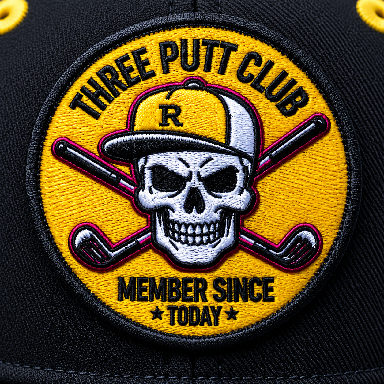 Three Putt Club Snapback Cap view 6