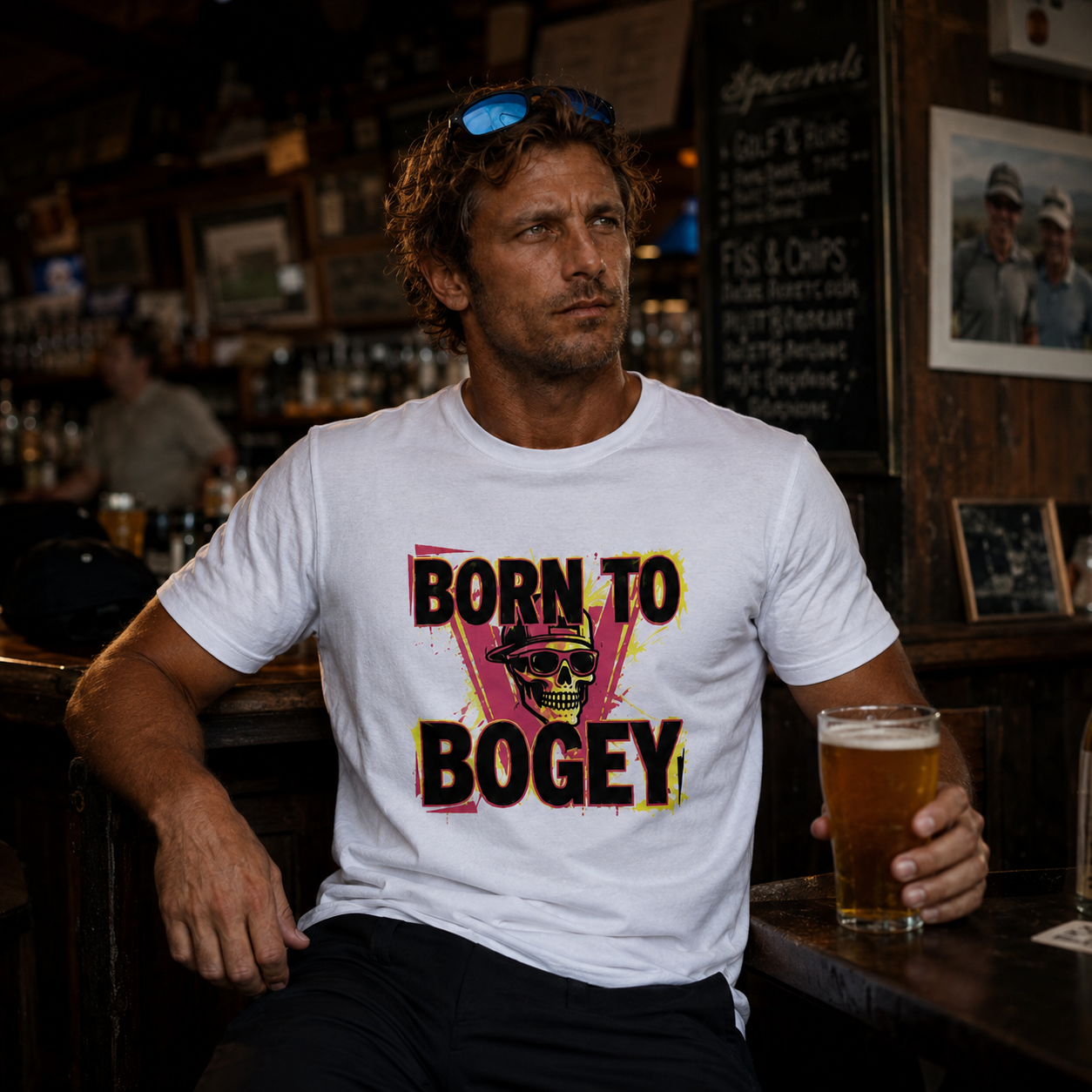 Wildside Born to bogey Tee view 2