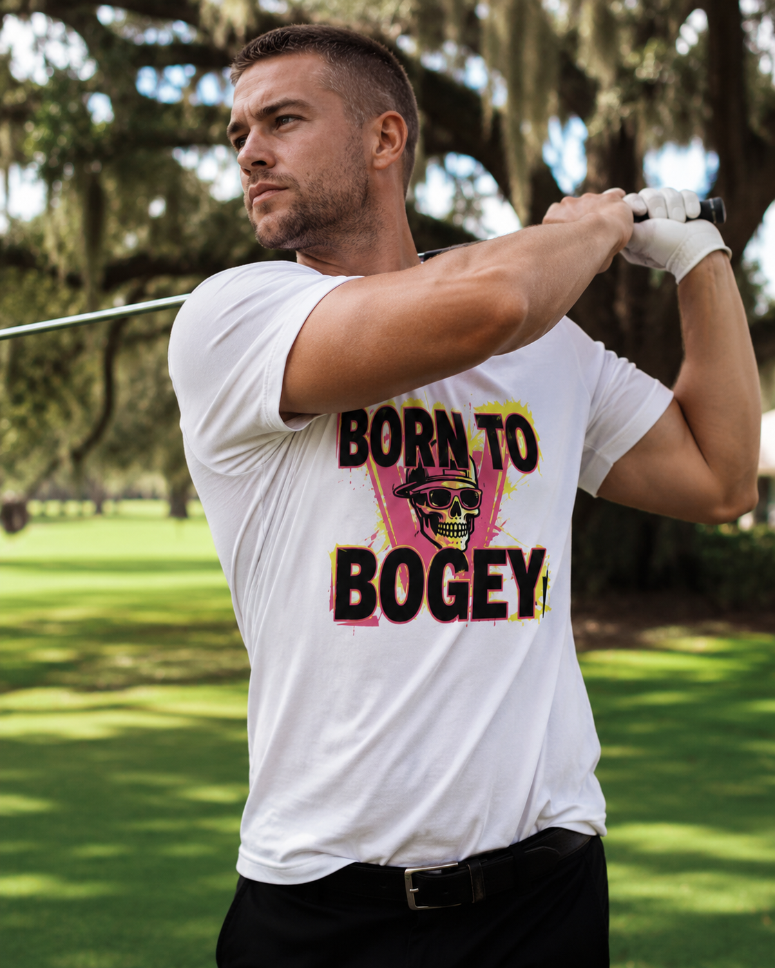 Born to bogey Tee view 2