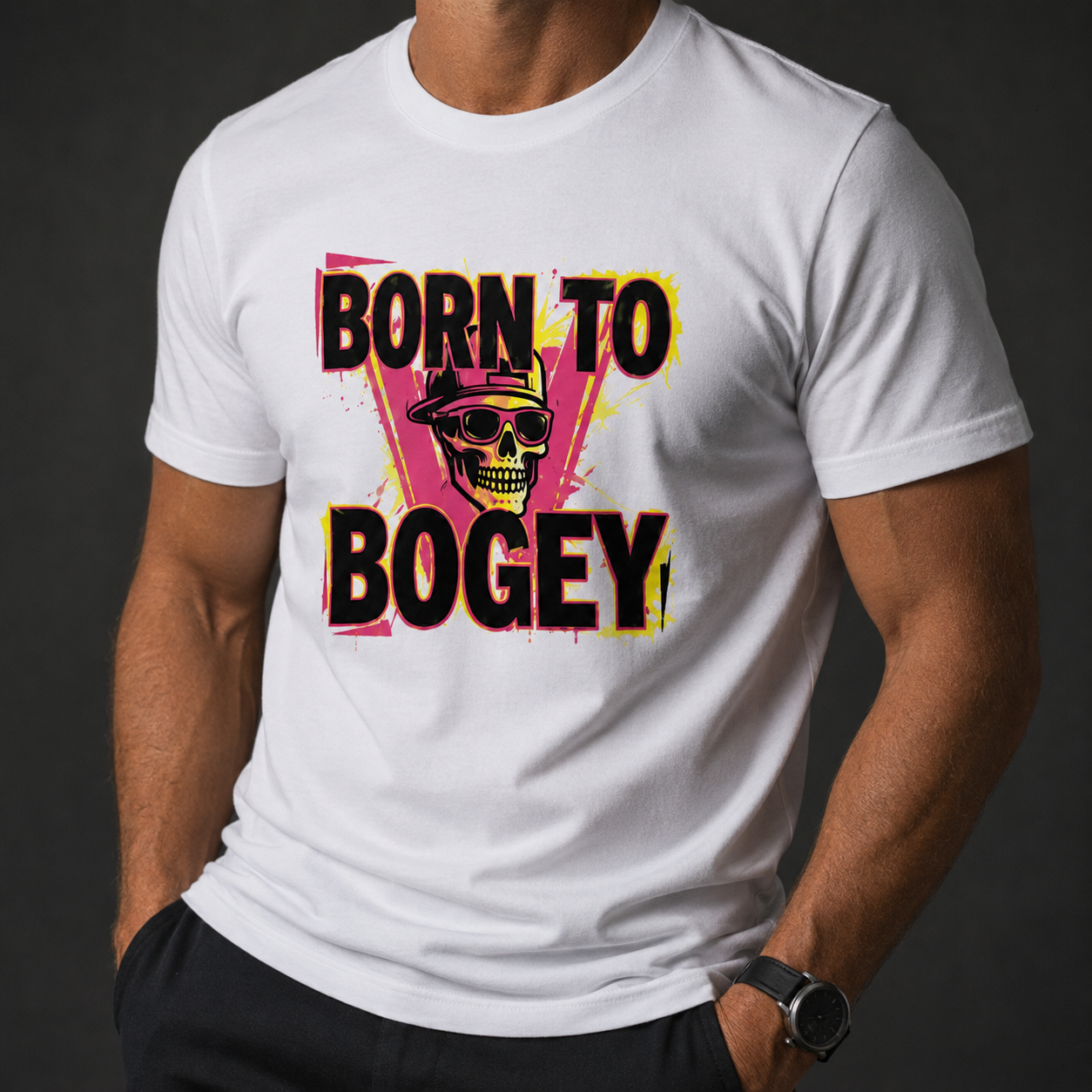 Wildside Born to bogey Tee view 3