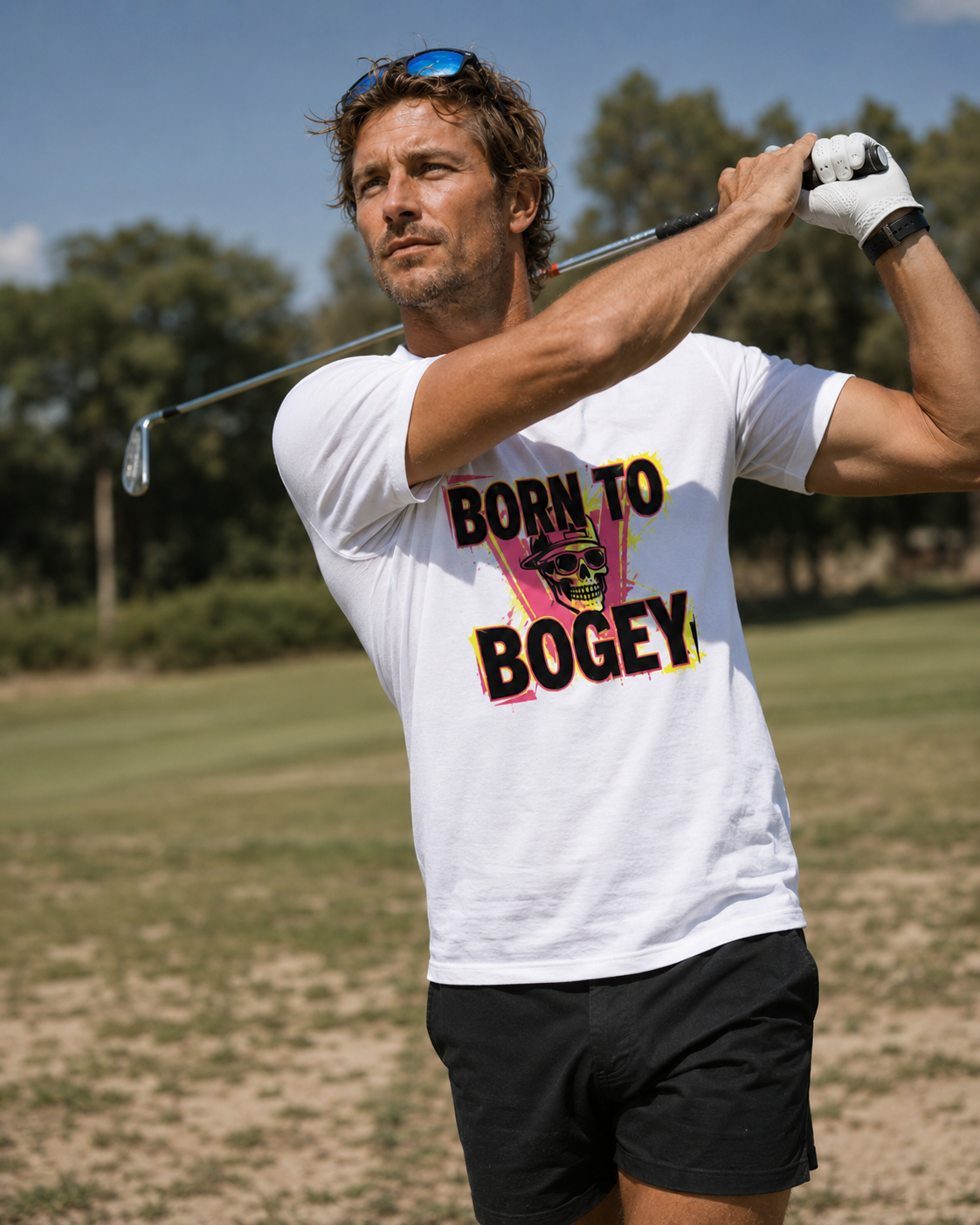 Wildside Born to bogey Tee view 4