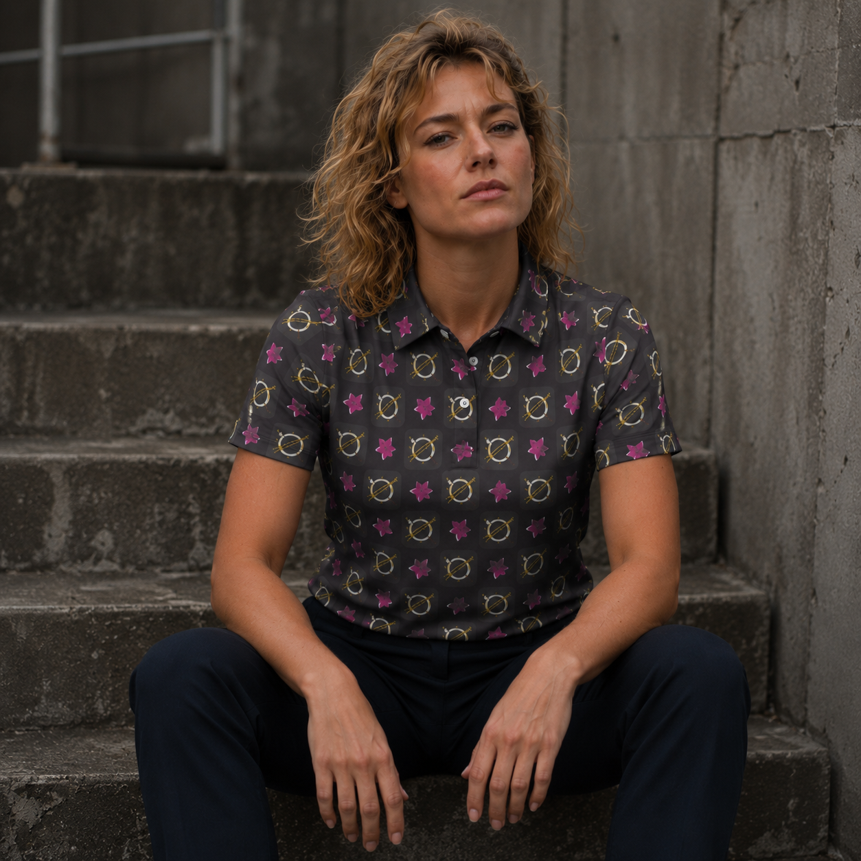 Wildside Pho Season Polo - women view 3