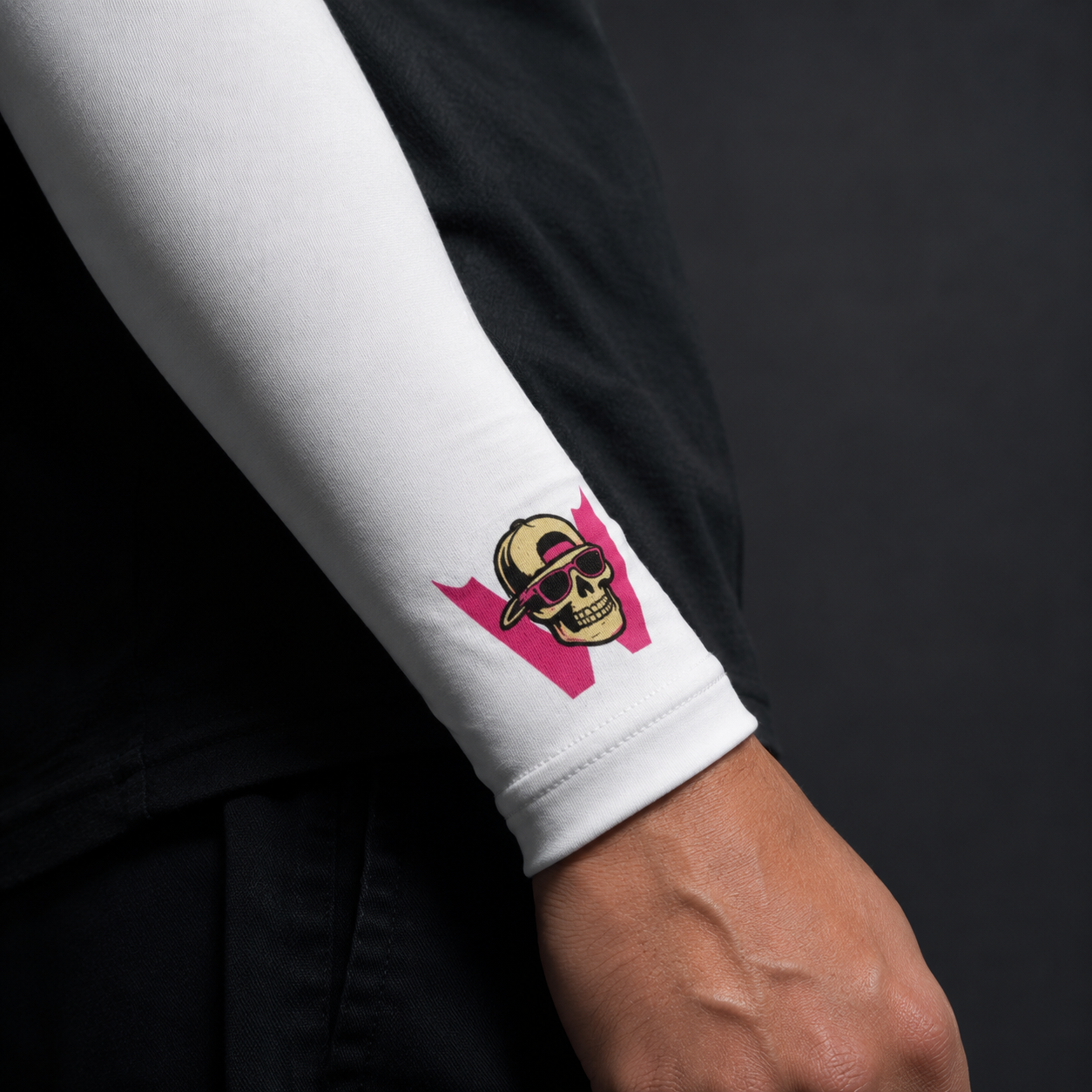 Wildside UV Armsleeve - White view 5