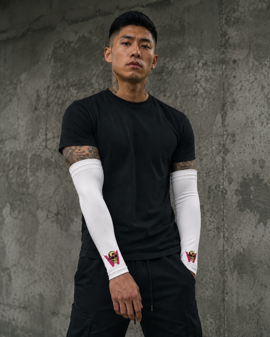 Wildside UV Armsleeve - White — 