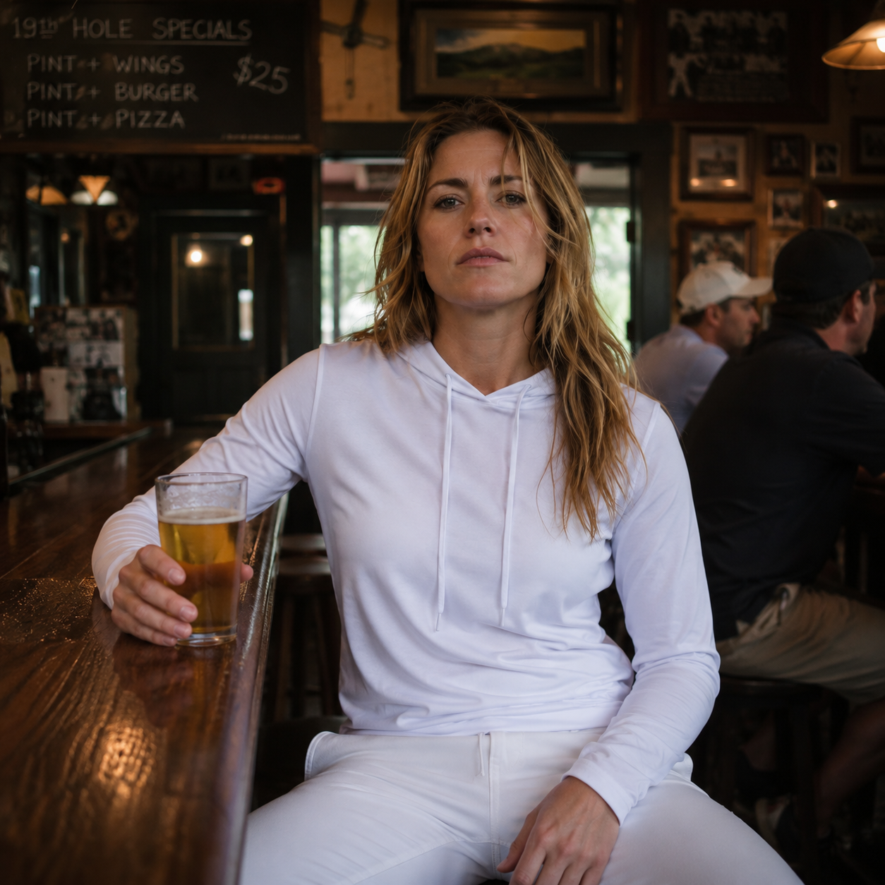 Wildside Women Hoodie - White view 3