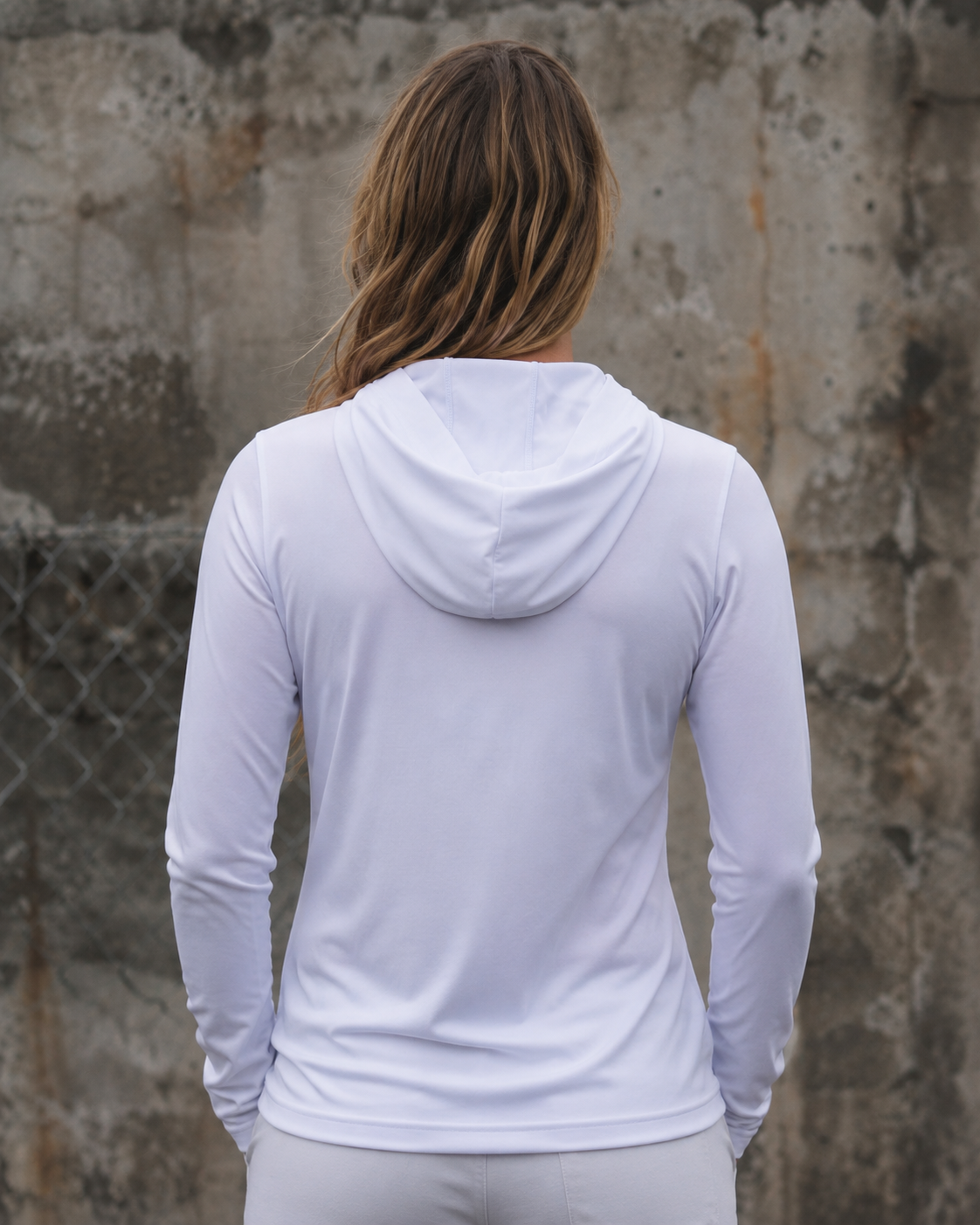 Wildside Women Hoodie - White view 4