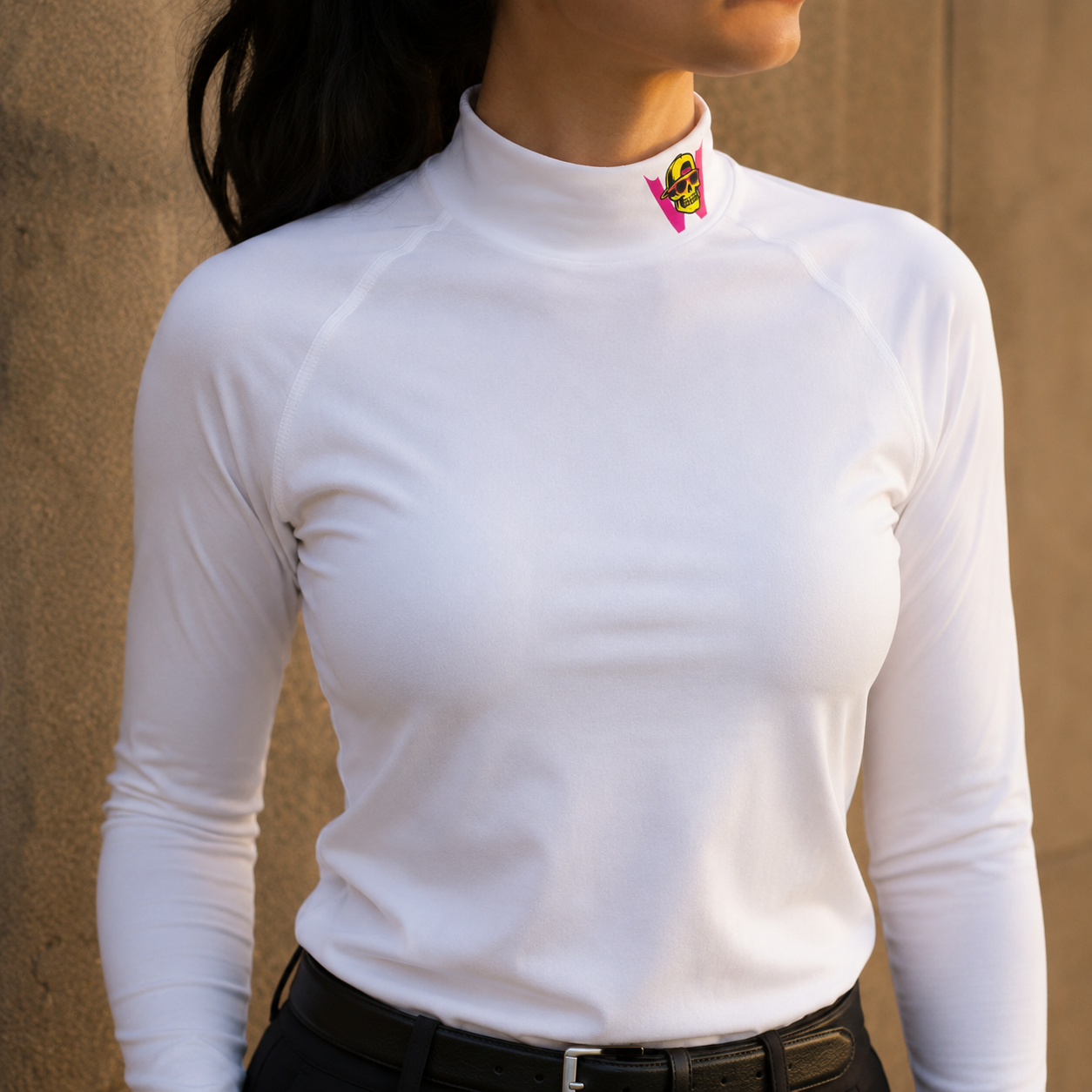 Base layer Women- Plain white view 4